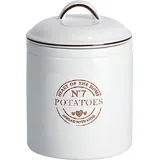 Zeller Vorratsdose Potatoes weiß 17,5 x 24,5 cm 2,9 l
