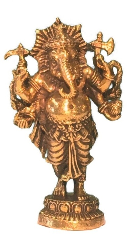 Ganesha Stehend Messing