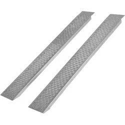 AL-KO Auffahrrampe "gerade", silber, L: 200cm, Rampen, 2 m, belastbar bis 400 kg