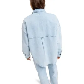Roxy Shirtjacke "Kick Back Washed", Damen, Gr. XS, sunbleached, Obermaterial: 74% Baumwolle, 25% Recycled Baumwolle, 1% Elasthan., Shirts Shirtjacke