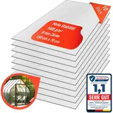 Gewächshausplatten 6mm Doppelsteg Polycarbonat Hohlkammerplatten Stegplatten 10x