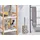 Beliani Badaccessoires Set Keramik Silber