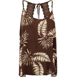 BRUNOTTI Damen Top Tanya-Palm, Summer Palm Big Chocolate, L