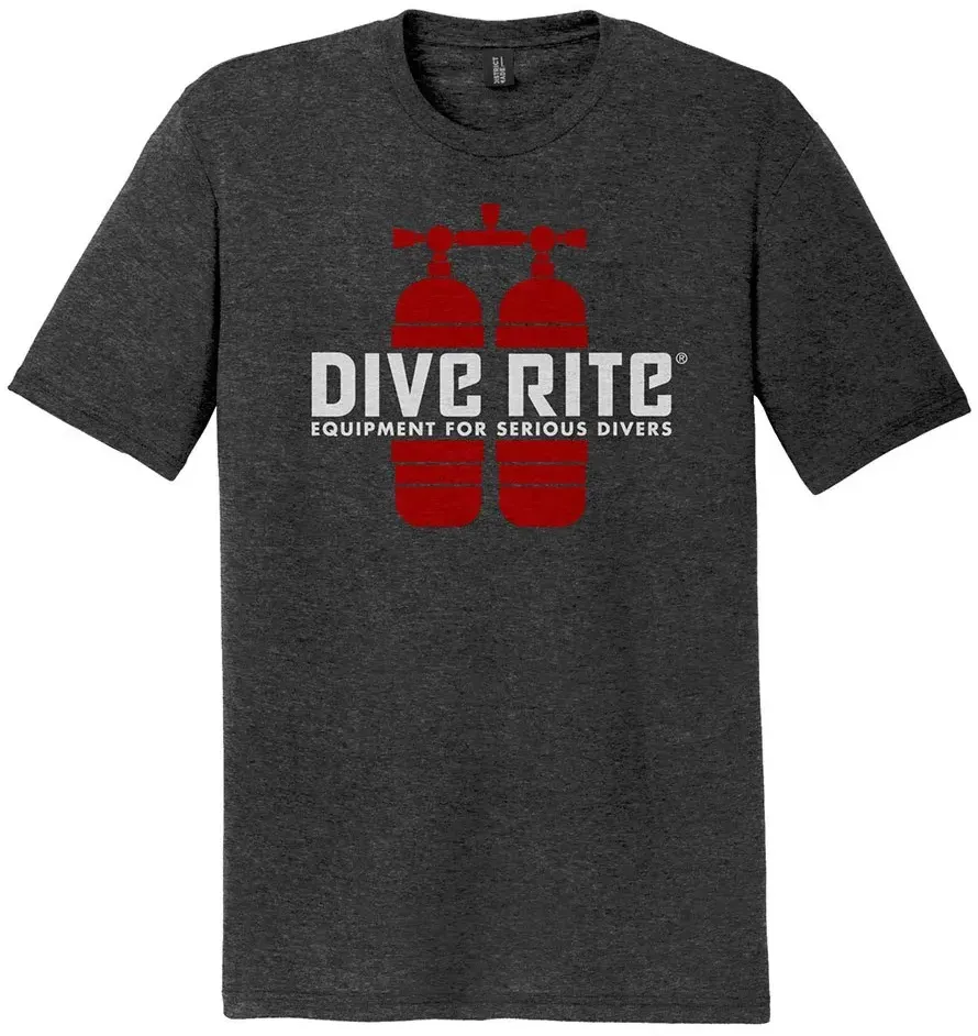 Dive Rite Double Tanks Kurzarm-t-shirt - Black - S