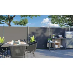 WPC Zaunsystem Flensburg – pflegeleichter Steckzaun mit Nut-Feder-System, in Länge & Höhe anpassbar – idealer Sichtschutz für Garten & Terrasse