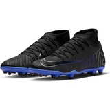 Nike Mercurial Superfly 9 Club Fg/Mg Fußballschuhe Herren 040 - black/chrome-hyper royal 42.5