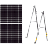OSNATECH Ergänzungsmodul für Mini-PV-Set 600 "Balkonkraftwerk" GLAS PREMIUM 375W-1 UPGRADE Balkon-Solaranlage