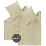 Esprit Renforce, Beige Textil, 140x200 cm - 2er Set - Beige