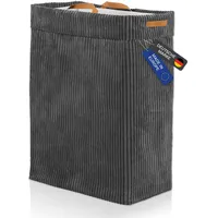 Lycce Wäschekorb Cord – Nischenwäschekorb platzsparend & praktisch waschbare