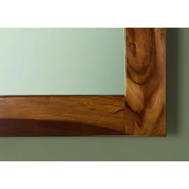 MASSIVMOEBEL24.DE Spiegel 60 x 65 cm Dunkelbraun