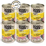 Dogs'n Tiger Herzlich Katzennassfutter mit Huhn und Kürbis 6 x 400 g