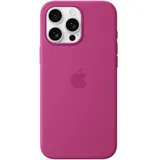 Apple Silikon Case mit MagSafe für iPhone 16 Pro Max fuchsia