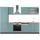 Vicco Küchenzeile R-Line 300 cm Blau-Grau/Anthrazit