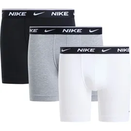 Nike Boxer Brief 3PK Schwarz / Grau S 3er Pack