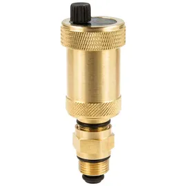 tecuro Heizkörper Schnellentlüfter automatisch mit Absperrventil 3/8 Zoll DN 10