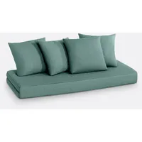 SO"HOME Matratze Und Kissen Für Schlafsofa Giada' Eukalyptusgrün 80 x 190 cm