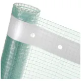 Haga Gitterfolie 1,5m Breite in transparent – Extrastarke Folie für Gewächshaus klein & groß – als Gewächshausfolie & Winterschutz (Meterware)