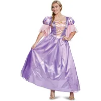Disguise Damen, Offizielles Disney Prinzessin Rapunzel Deluxe Kleid Kostüme in Erwachsenengröße, Lila, Large (12-14) US - Large (12-14 ) US