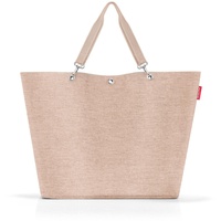 Reisenthel shopper XL twist coffee – Geräumige Shopping Bag und edle Handtasche in einem – Aus wasserabweisendem Material