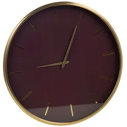 Uhr Zurish Pflaume - Violett Rund Metall Amadeus 51x5 cm