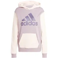 Adidas Damen Essentials Logo Boyfriend Fleece Hoodie Kapuzenpullover, Preloved Fig/Wonder Quartz/Shadow Violet, XS