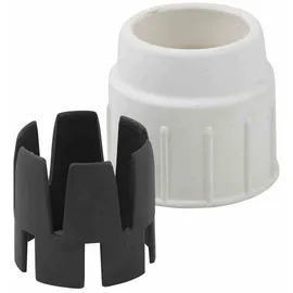 SUN GARDEN Sonnenschirm Sun Garden Überwurfmutter zu Easy Sun Schirmständer weiß (70 mm Rohrdu, LxB: 11x11 cm weiß