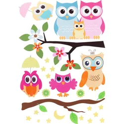 Dekosticker Ilvy in Bunt