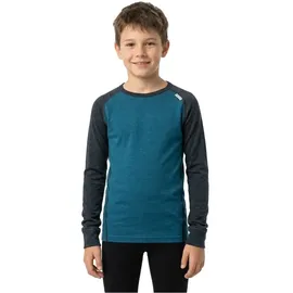 Devold Breeze Merino Langarm-T-Shirt Blau 14 Jahre