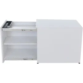 Mendler HWC-Q27 Büroschrank 74x43x80cm weiß