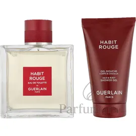 Guerlain Habit Rouge Eau de Toilette 100 ml + Shower Gel 75 ml Geschenkset
