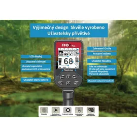 Nokta Metalldetektor FINDX PRO wasserdicht mit 28cm Suchspule