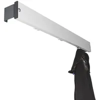 Sypro Garderobenleiste, 1,01 m, Anthrazit (RAL 7016), Trocken- und