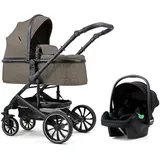 Pixini Kalani Kinderwagen 3in1 Set dunkelbraun | Gr.: onesize