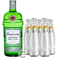 Tanqueray London Dry Gin & 5 x Schweppes Dry Tonic