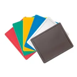 Stalgast Küchenbrett Set 6-teilig, HACCP, GN 1/2, Praktische Schneidebretter zum Schneiden und Servieren, 1 Set nach HACCP farbig sortiert