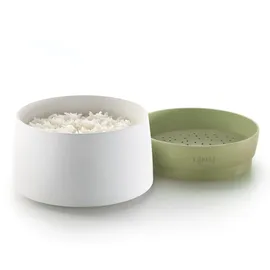 LéKué Quinoa und Reiskocher Kunststoff Weiß Einheitsgröße