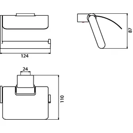 EMCO System2 Papierrollenhalter, 350000106