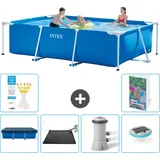 Rechteckiger Frame Pool - 300x200x75 Cm - 7-teilig  S154