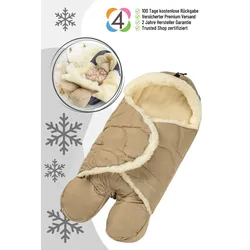 Fellhof Lammfell-Einschlagdecke Winterberg, Farben: Beige