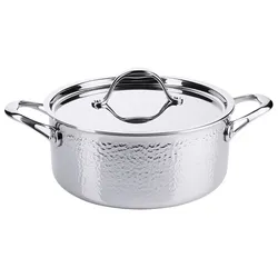 Contacto Bratentopf 24 cm, Hammerschlag Optik