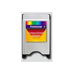 Transcend CompactFlash Adapter Kartenleser Silber