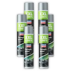 6x 600ml LIQUI MOLY 1610 Pflegemittel Cockpitglanz Innenraum Cockpit