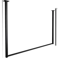 CLP Fenton Kleiderständer 120x80x7 schwarz