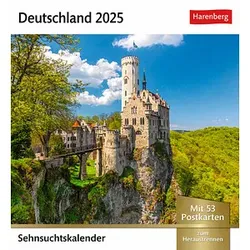 Harenberg Postkartenkalender Deutschland 2025