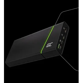 Green Cell PowerPlay Ultra Powerbank 26800 mAh Quick Charge 3.0, USB PD Lipo Schwarz