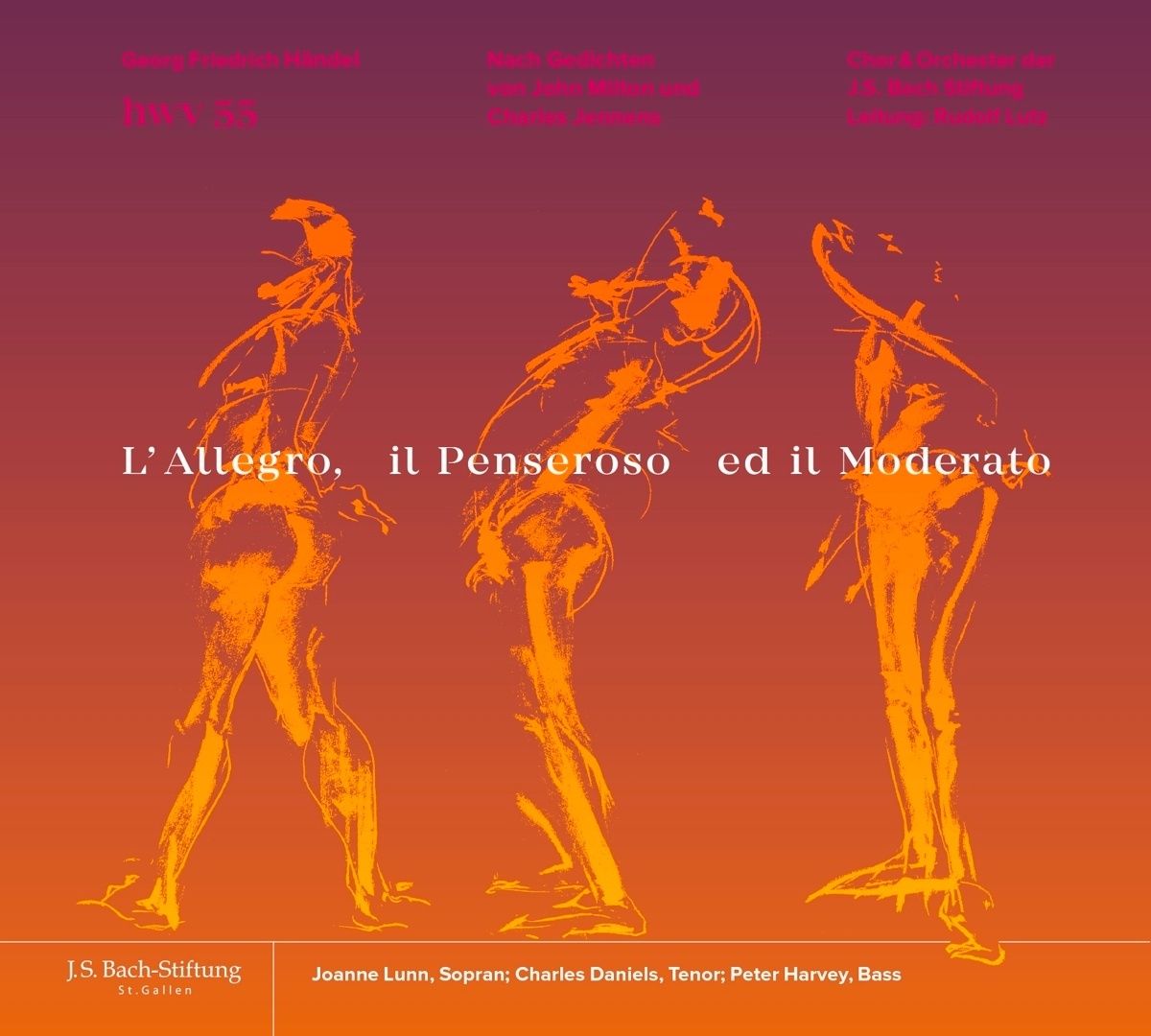 L'Allegro Il Penseroso Ed Il Moderato - J.S.Bach-Stiftung  Rudolf Lutz. (CD)