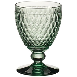 Villeroy & Boch Glas Boston, Kristallglas, Grün L:9.6cm B:9.6cm H:14.4cm D:9.6cm Kristallglas grün
