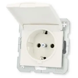 Berker Schuko-Steckdose Unterputz polarweiß glänzend