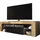 Selsey TV-Lowboard 140 cm Schwarz/Eiche