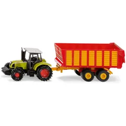 Claas mit Silagewagen